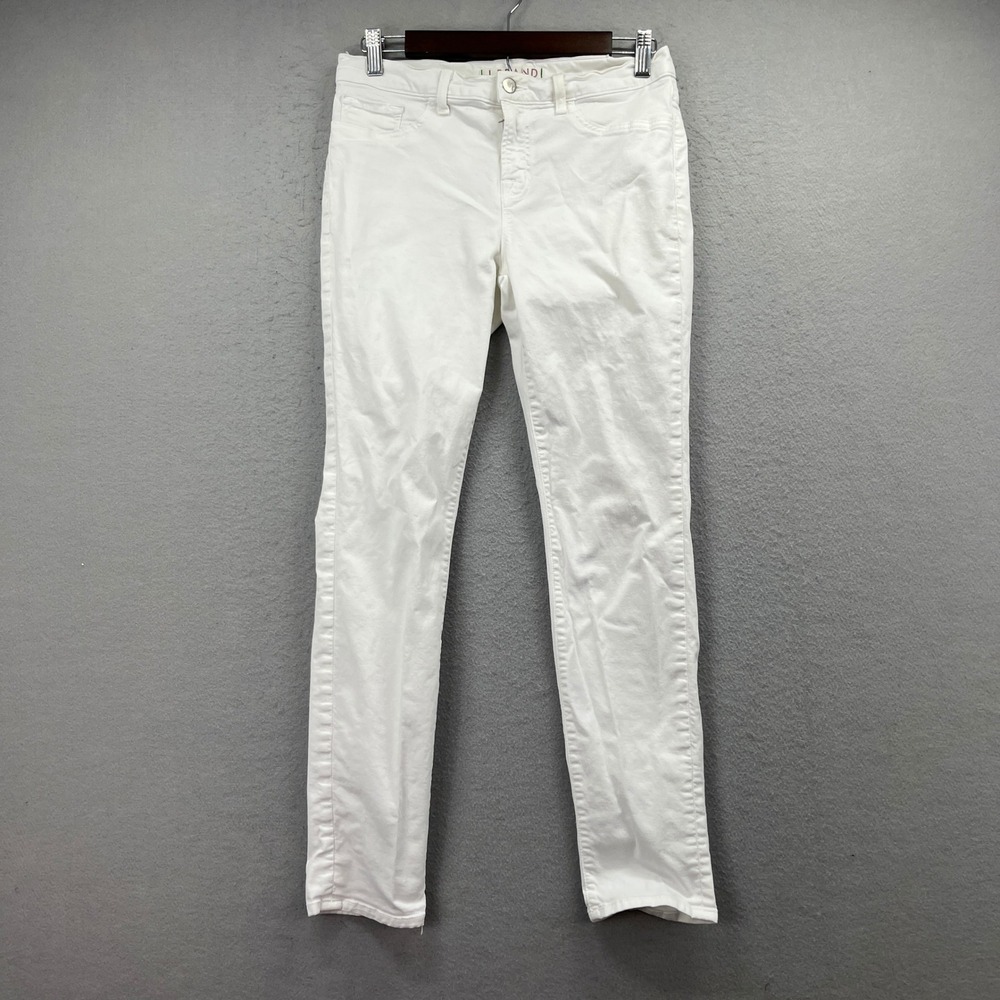 J Brand Skinny Jeans Womens 29 White Cropped Stretch Minimalist Denim Pants